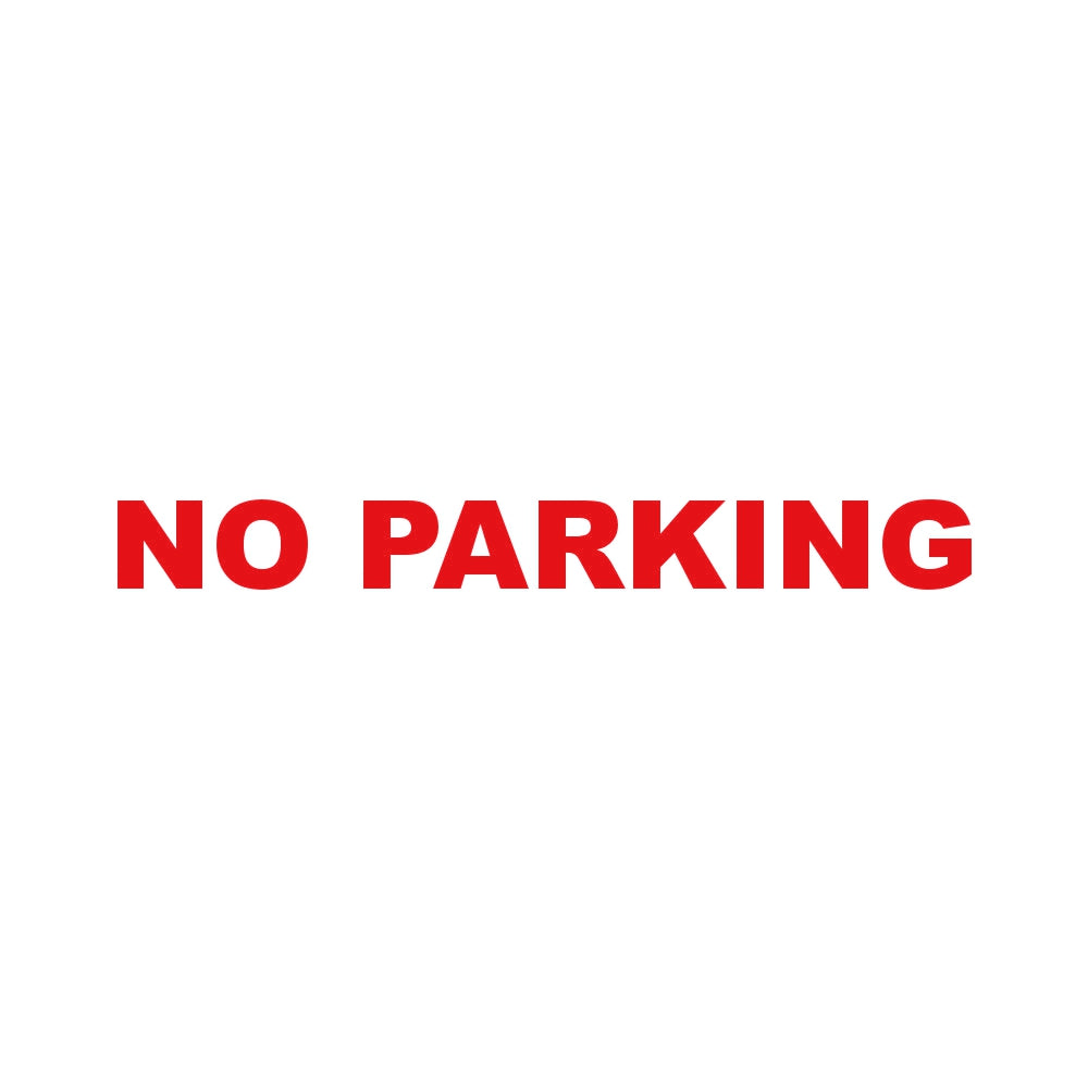NO PARKING