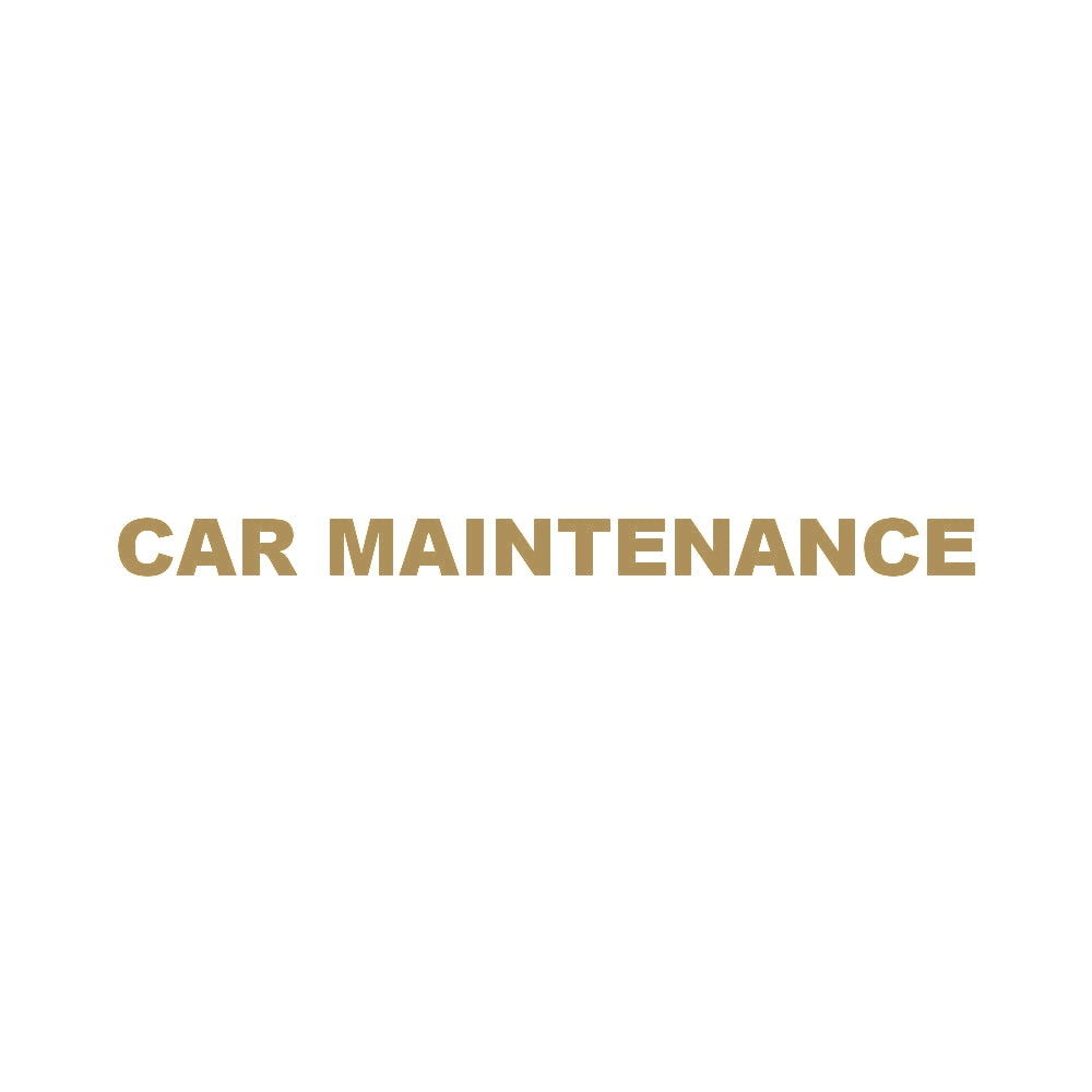 CAR MAINTENANCE