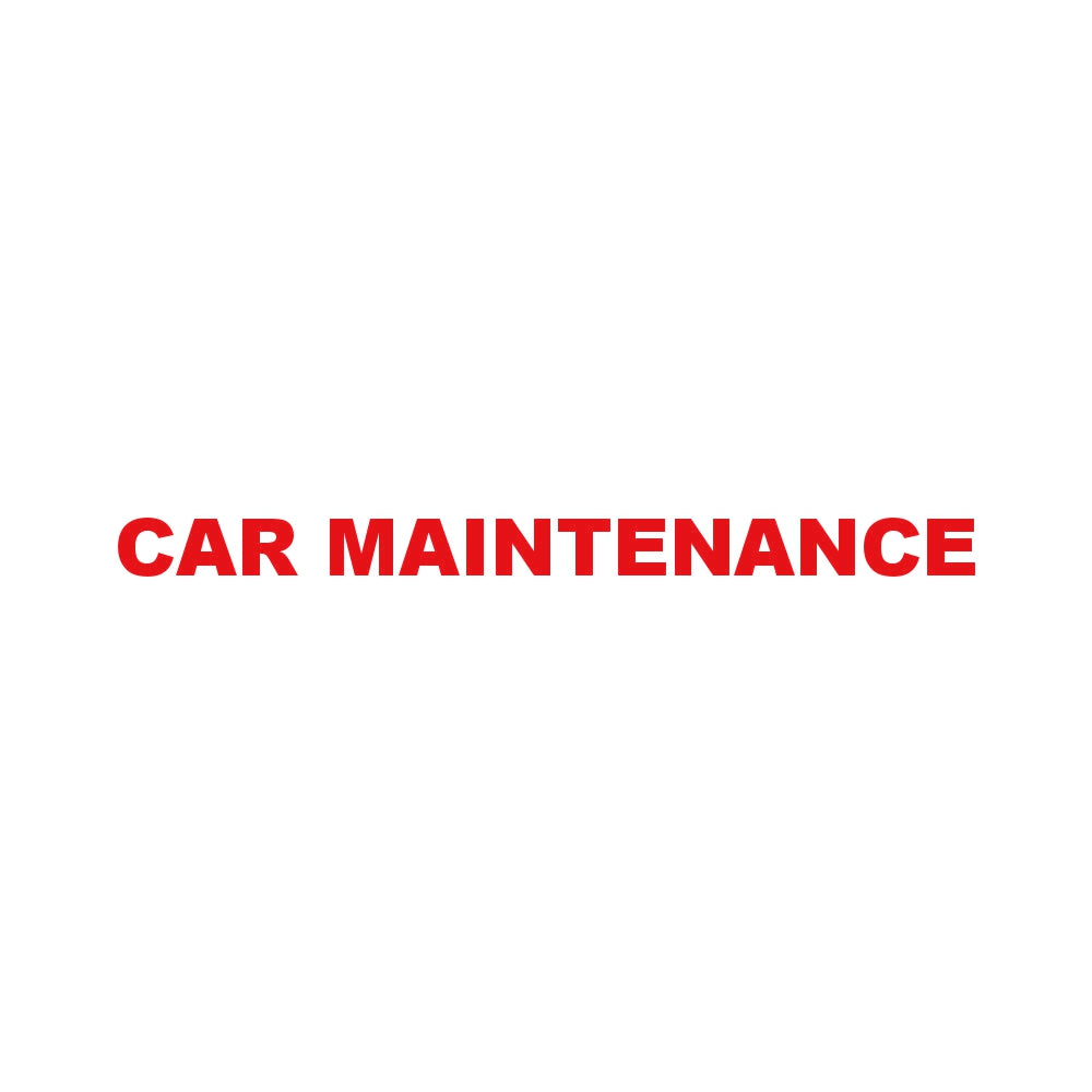 CAR MAINTENANCE