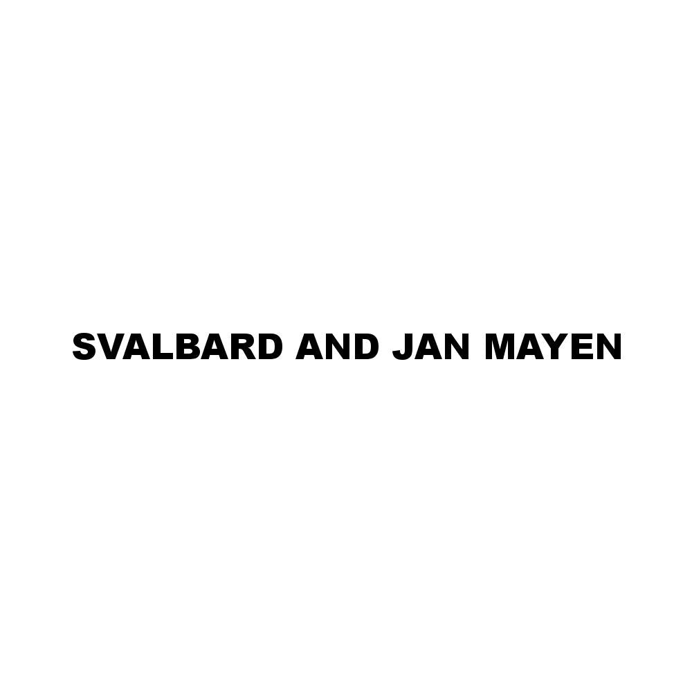 SVALBARD AND JAN MAYEN
