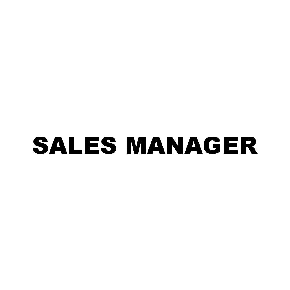 SALES MANAGER