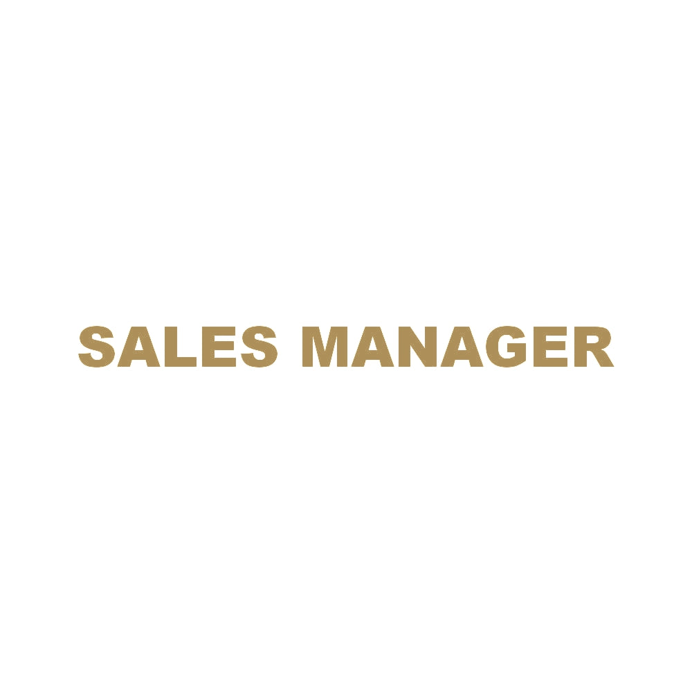 SALES MANAGER