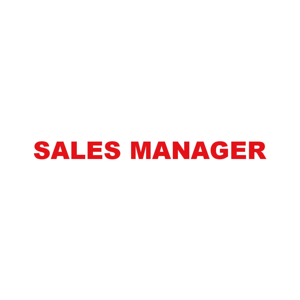 SALES MANAGER