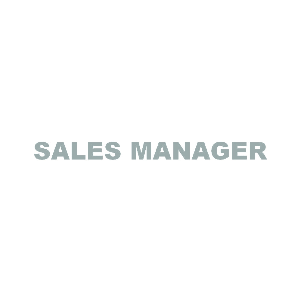 SALES MANAGER