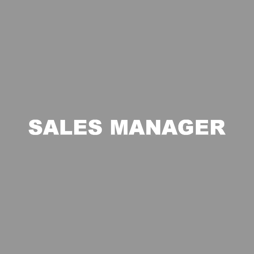 SALES MANAGER