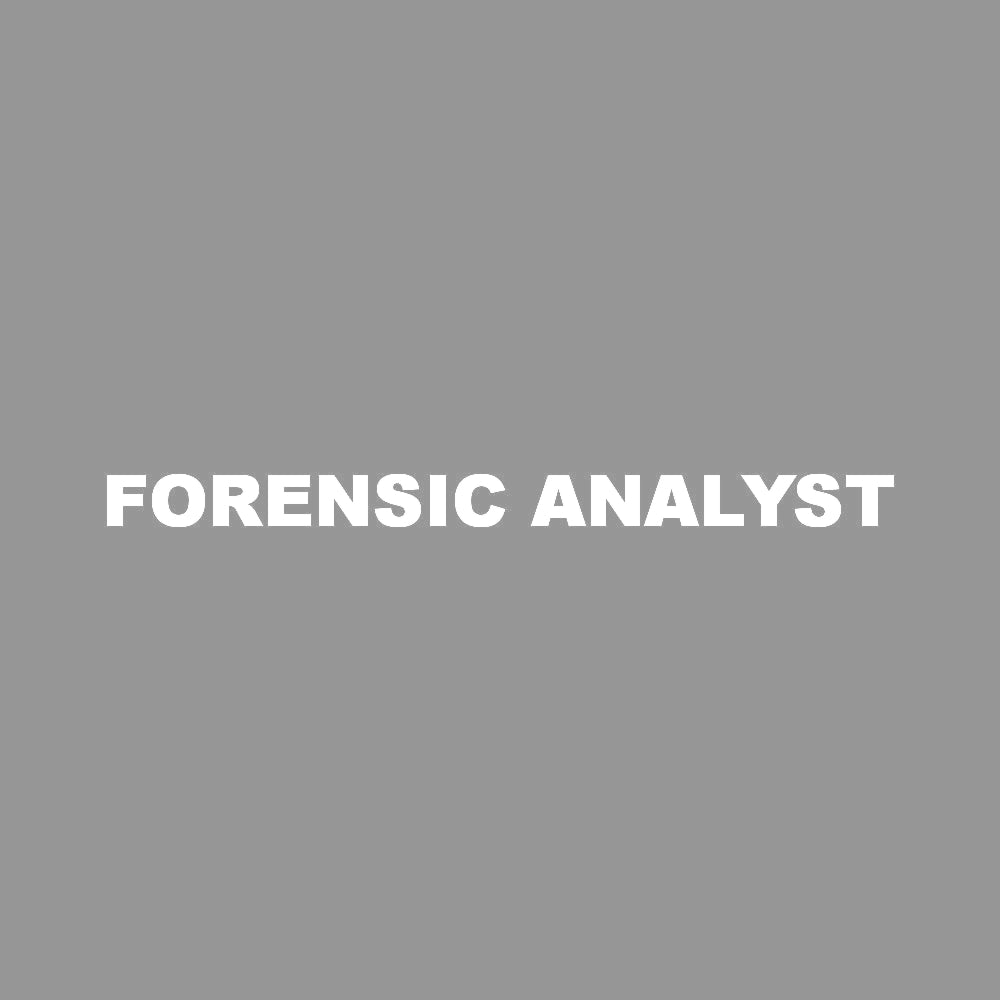 FORENSIC ANALYST