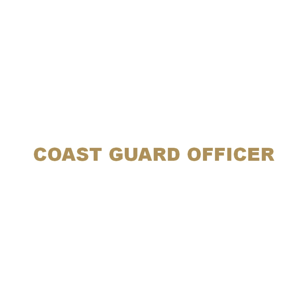 COAST GUARD OFFICER