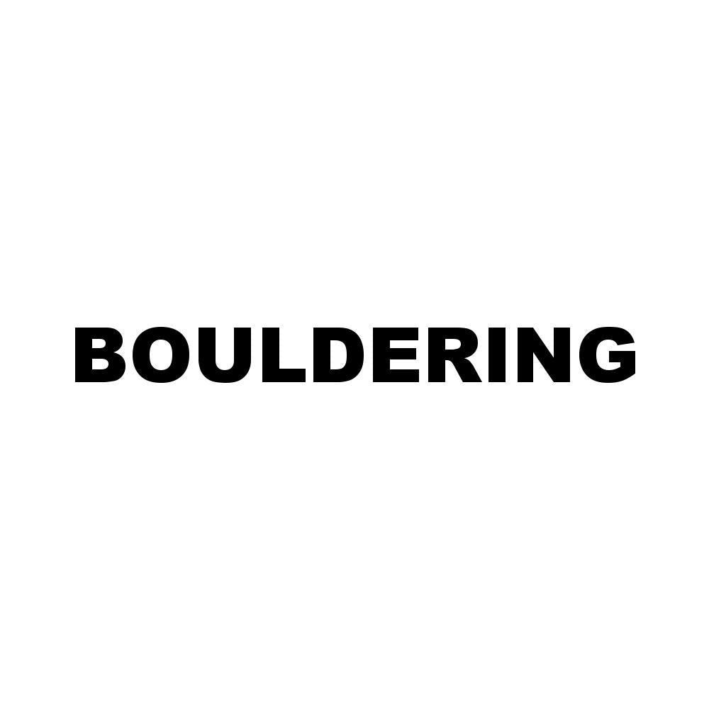 BOULDERING