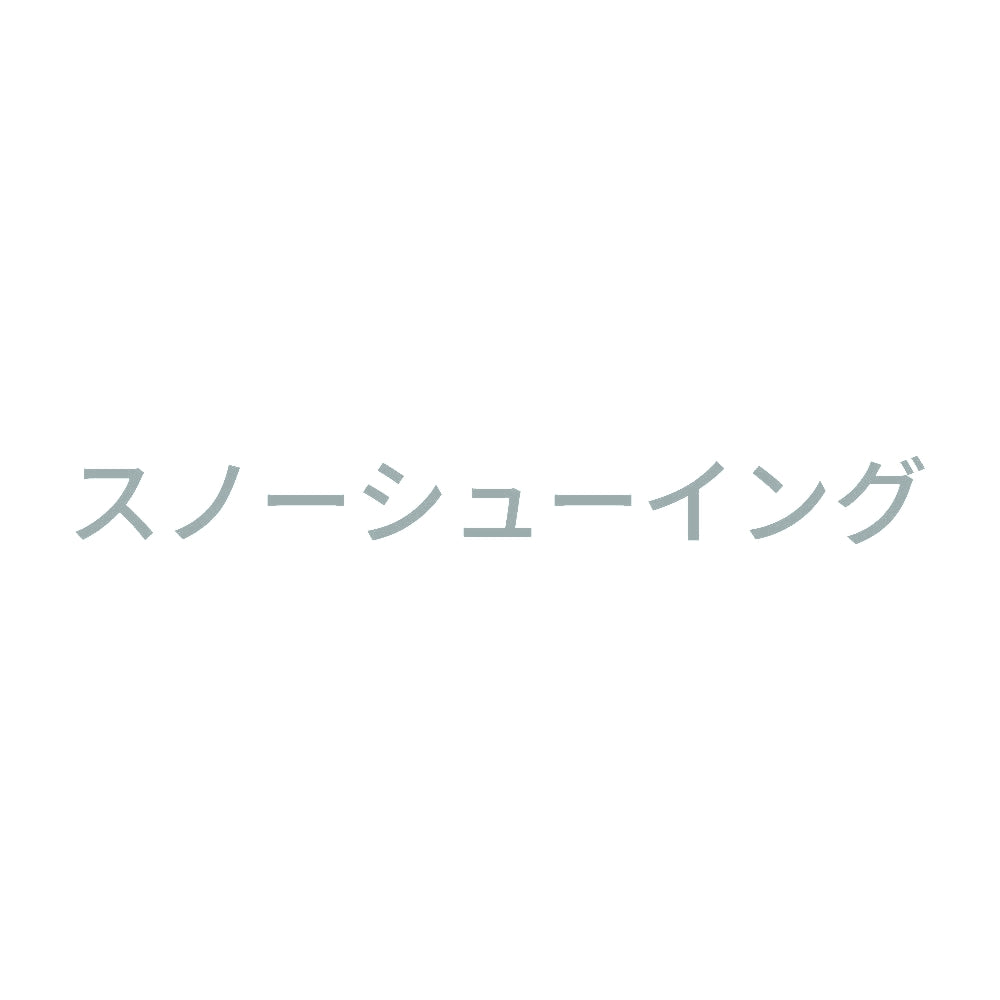 スノーシューイング
