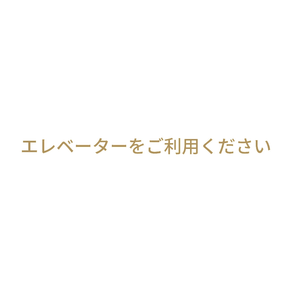 エレベーターをご利用ください