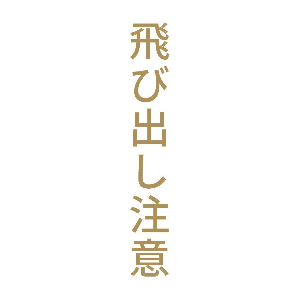 飛び出し注意 縦