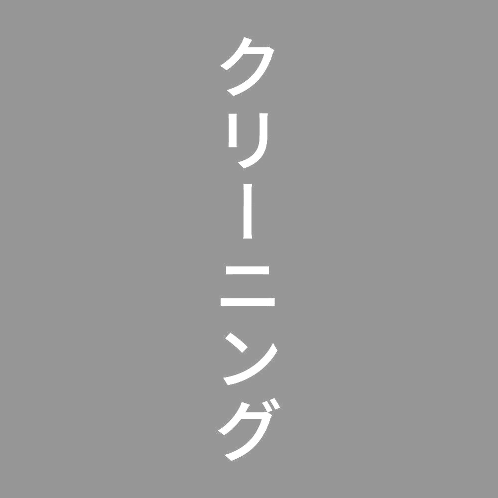クリーニング 縦