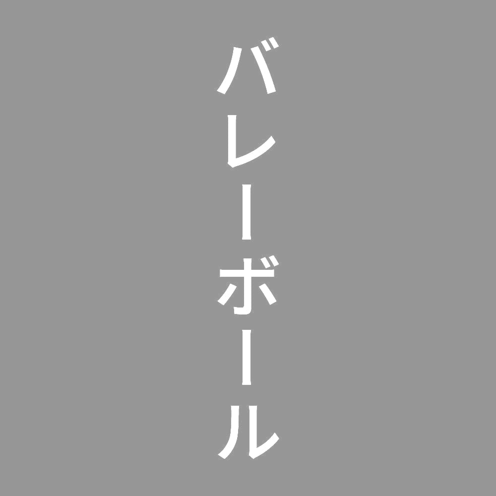 バレーボール 縦