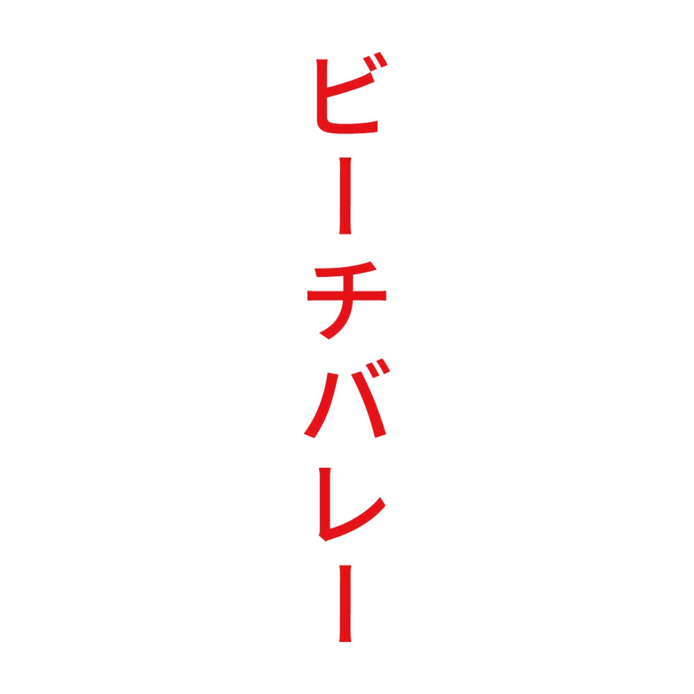 ビーチバレー 縦