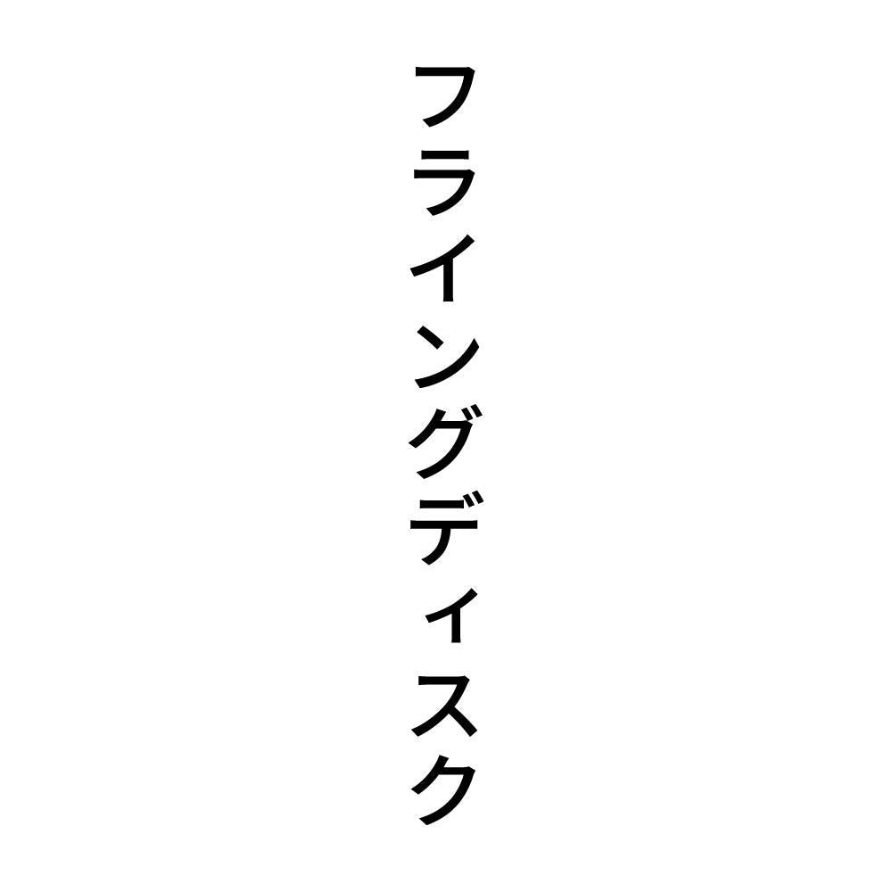 フライングディスク 縦