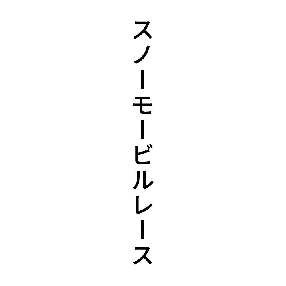 スノーモービルレース 縦