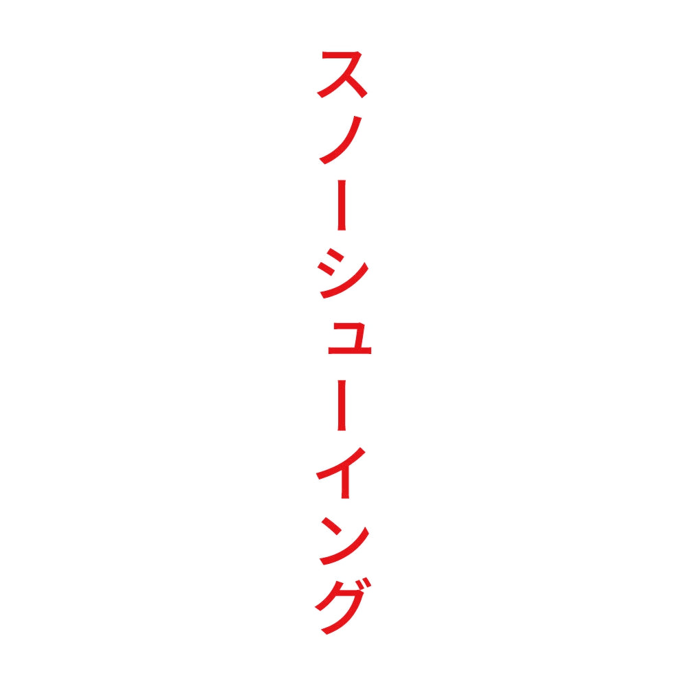 スノーシューイング 縦