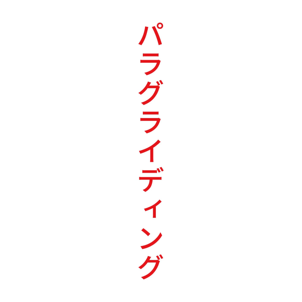 パラグライディング 縦