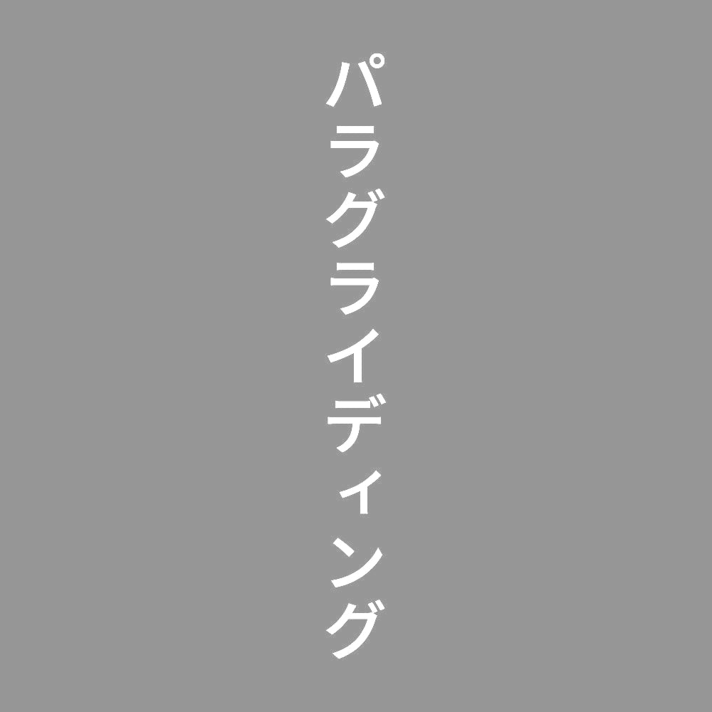 パラグライディング 縦