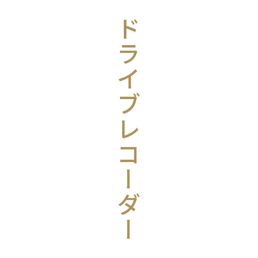 ドライブレコーダー 縦