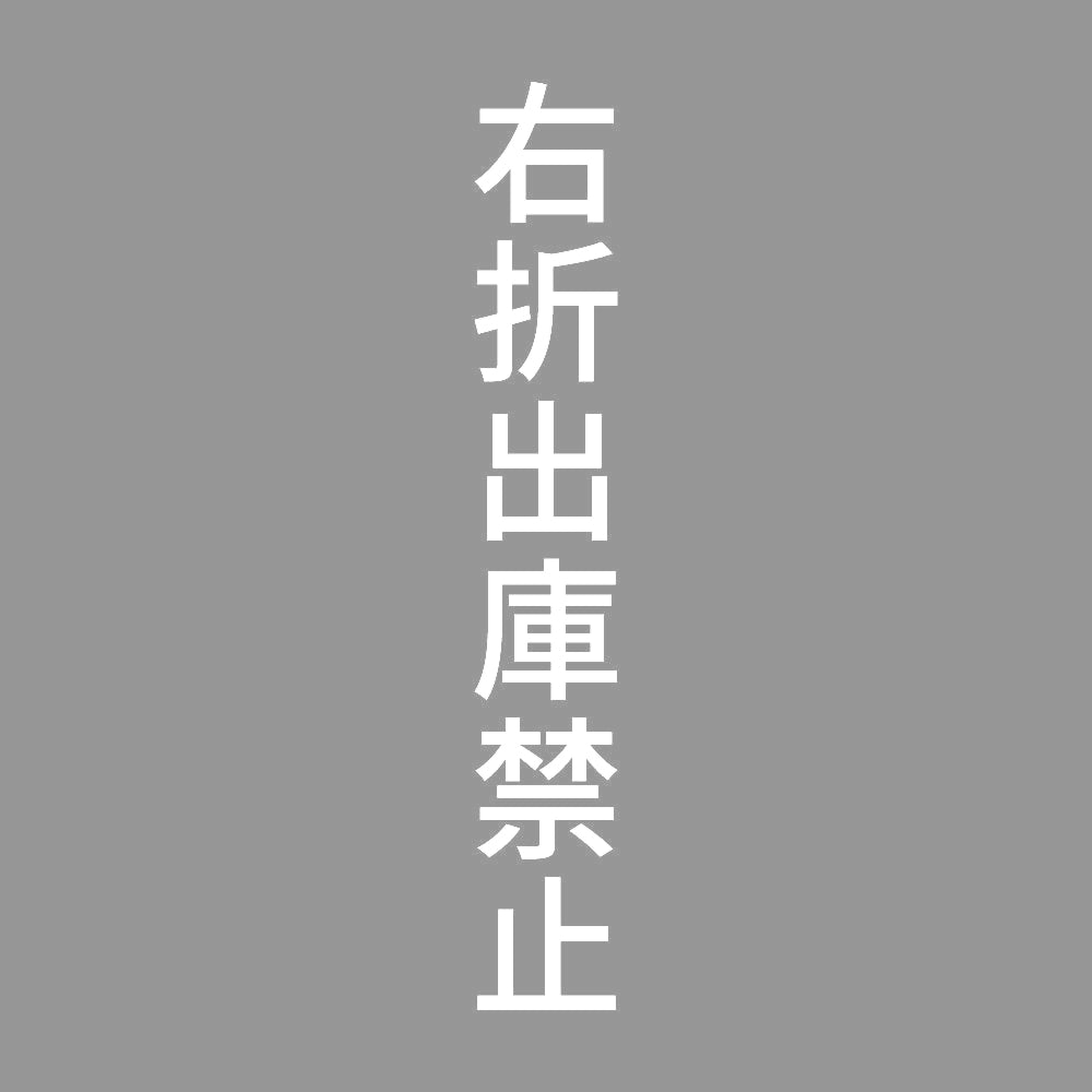 右折出庫禁止 縦