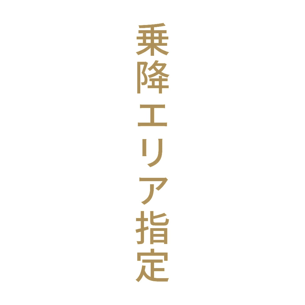 乗降エリア指定 縦