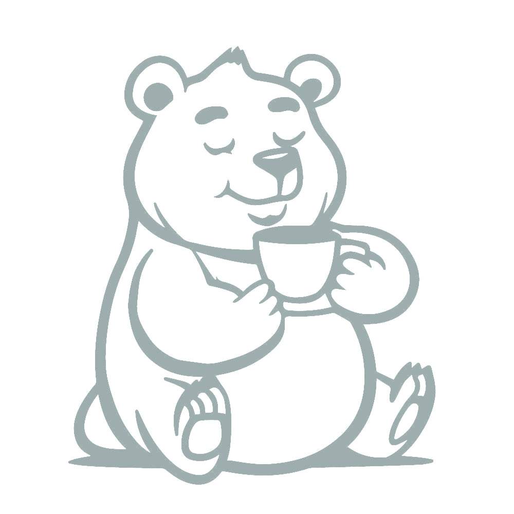 コーヒーを飲むクマ (C) 10
