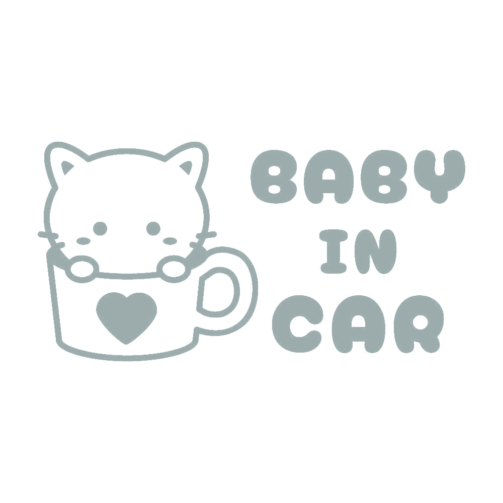 BABY IN CAR 猫 (A) 10