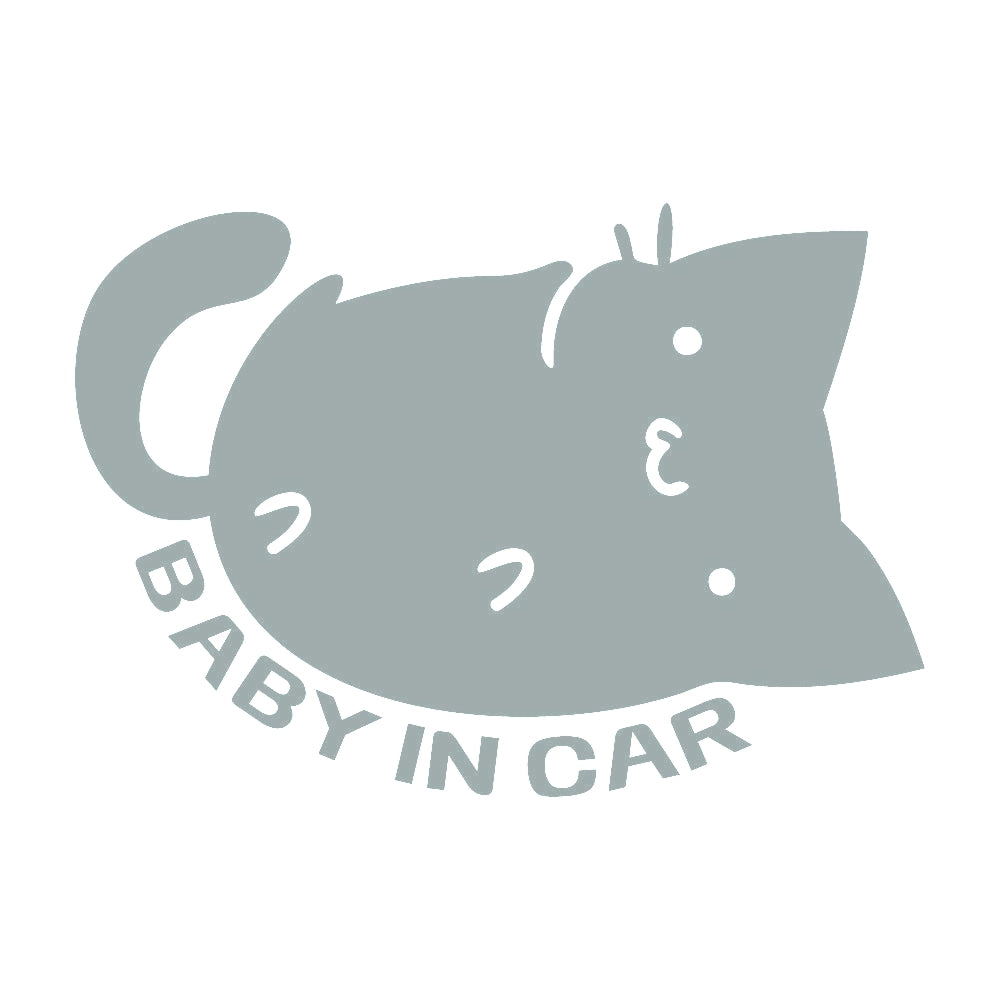BABY IN CAR 猫 (B) 10