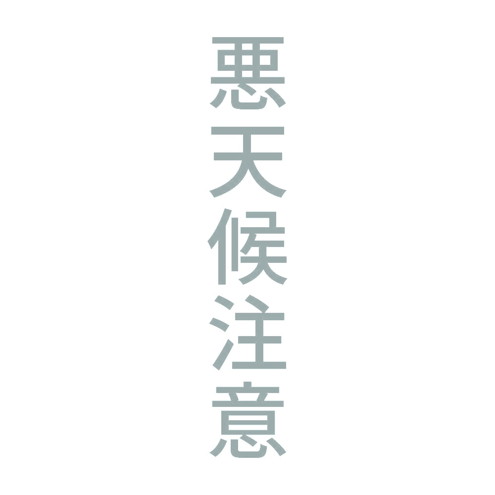 悪天候注意 縦 10