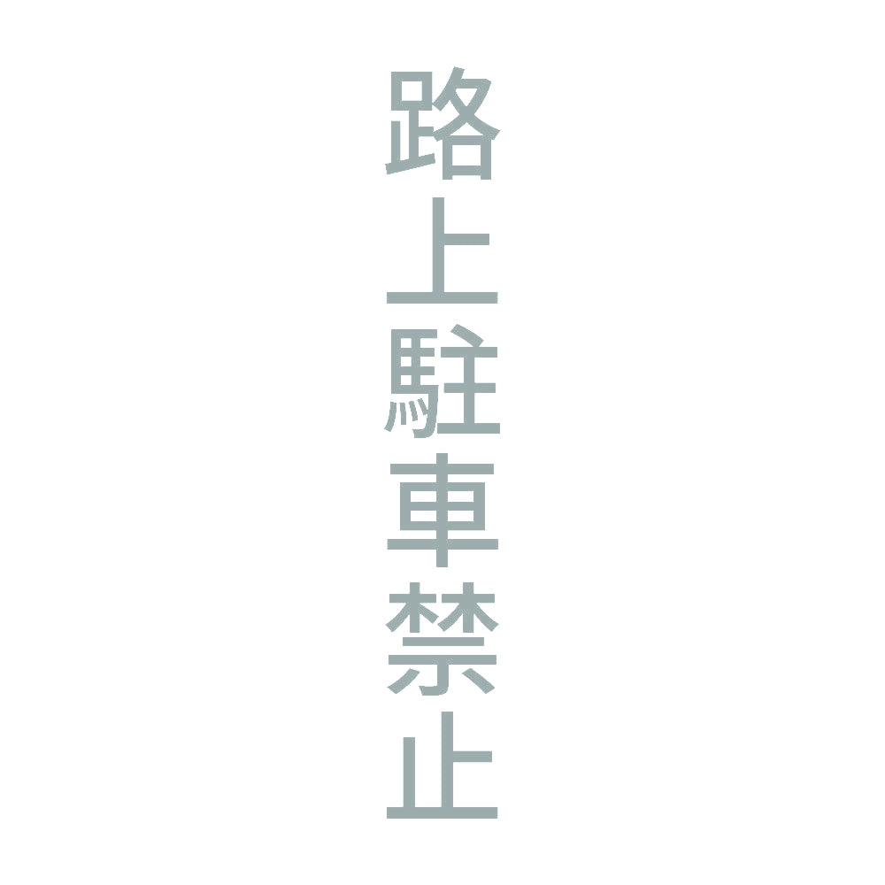 路上駐車禁止 縦 10