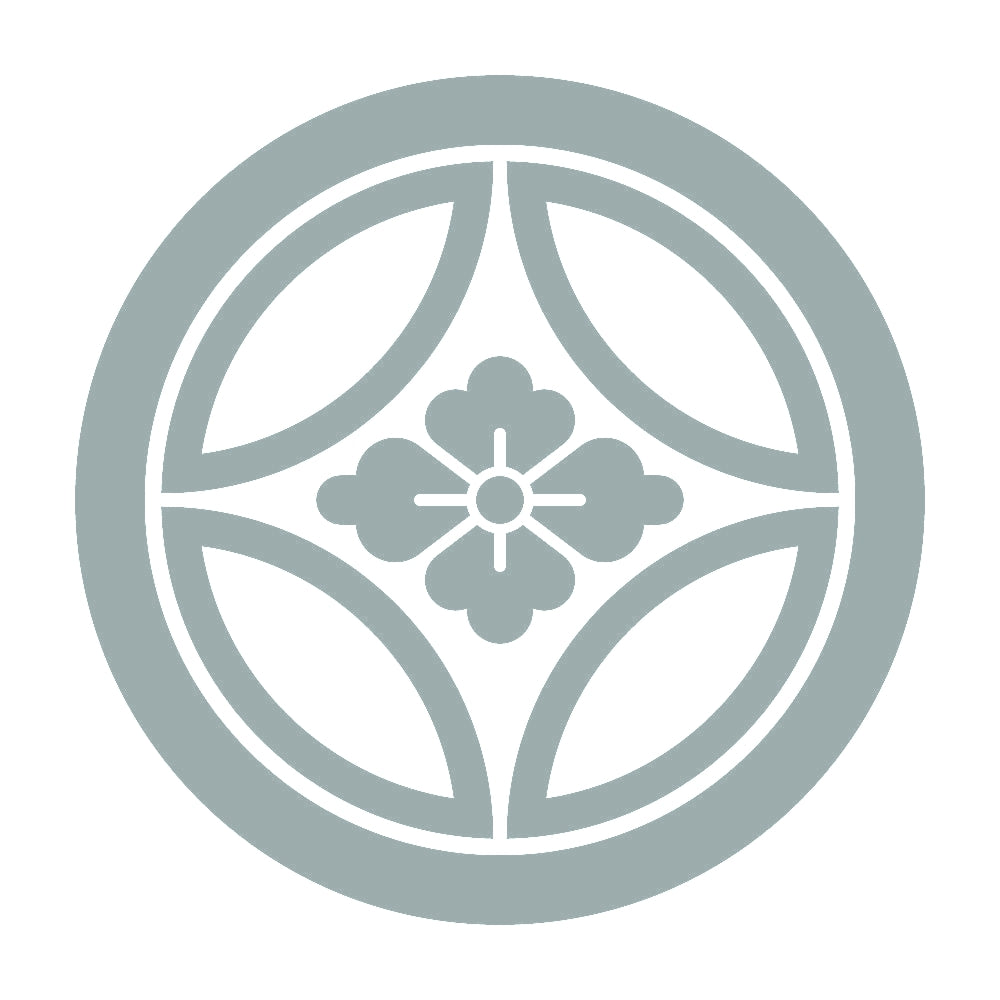 丸に中陰七宝に花菱紋 10