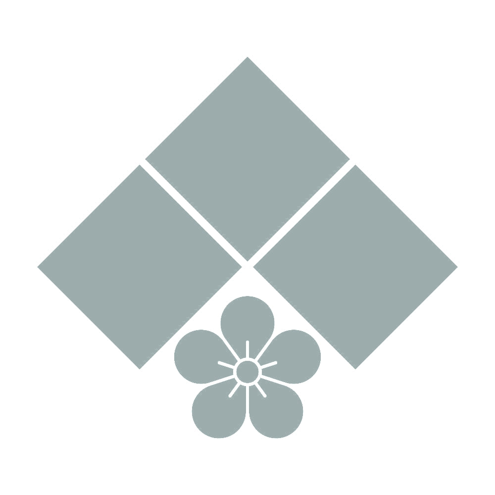 三つ石に梅の花紋 10