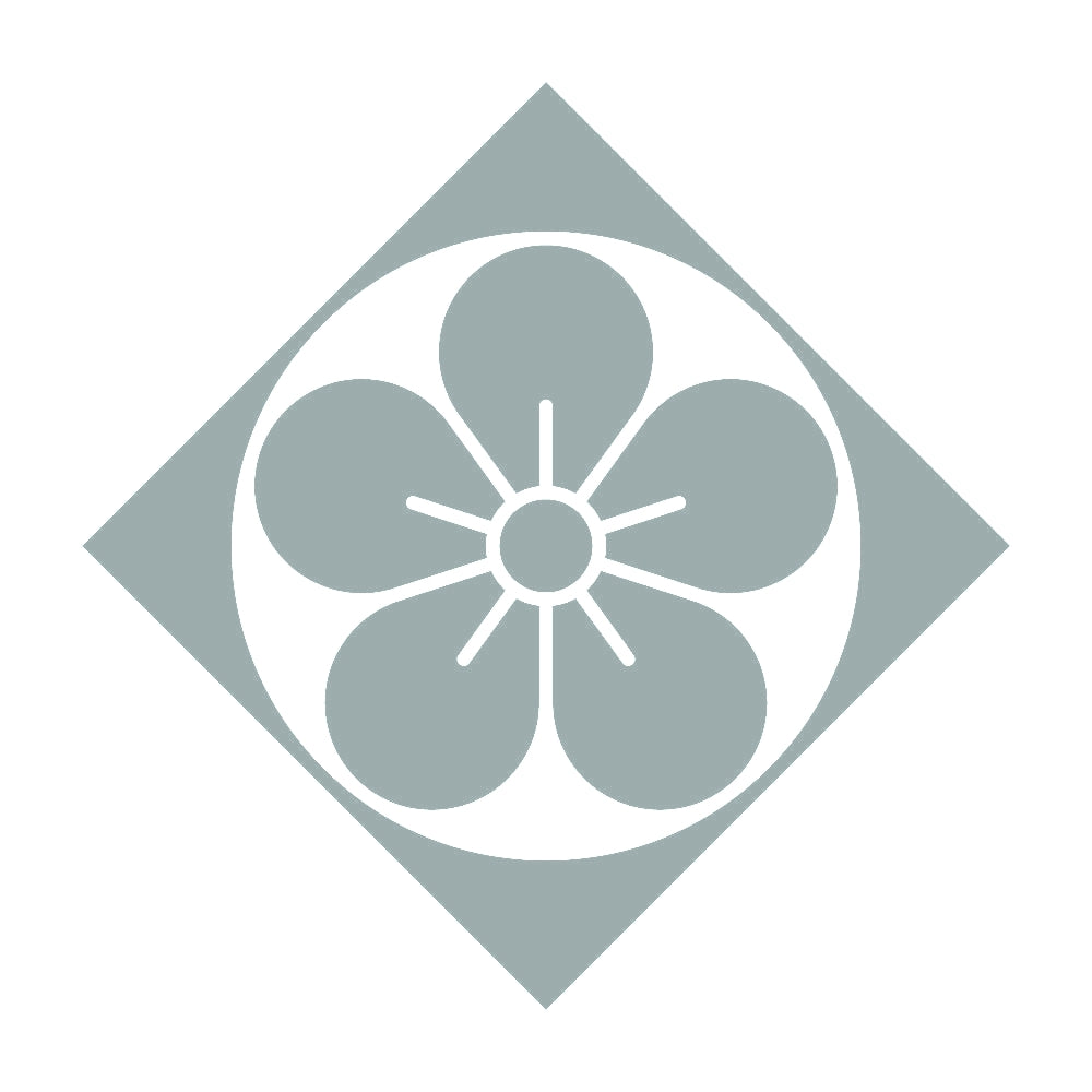 鉄砲角に梅紋 10