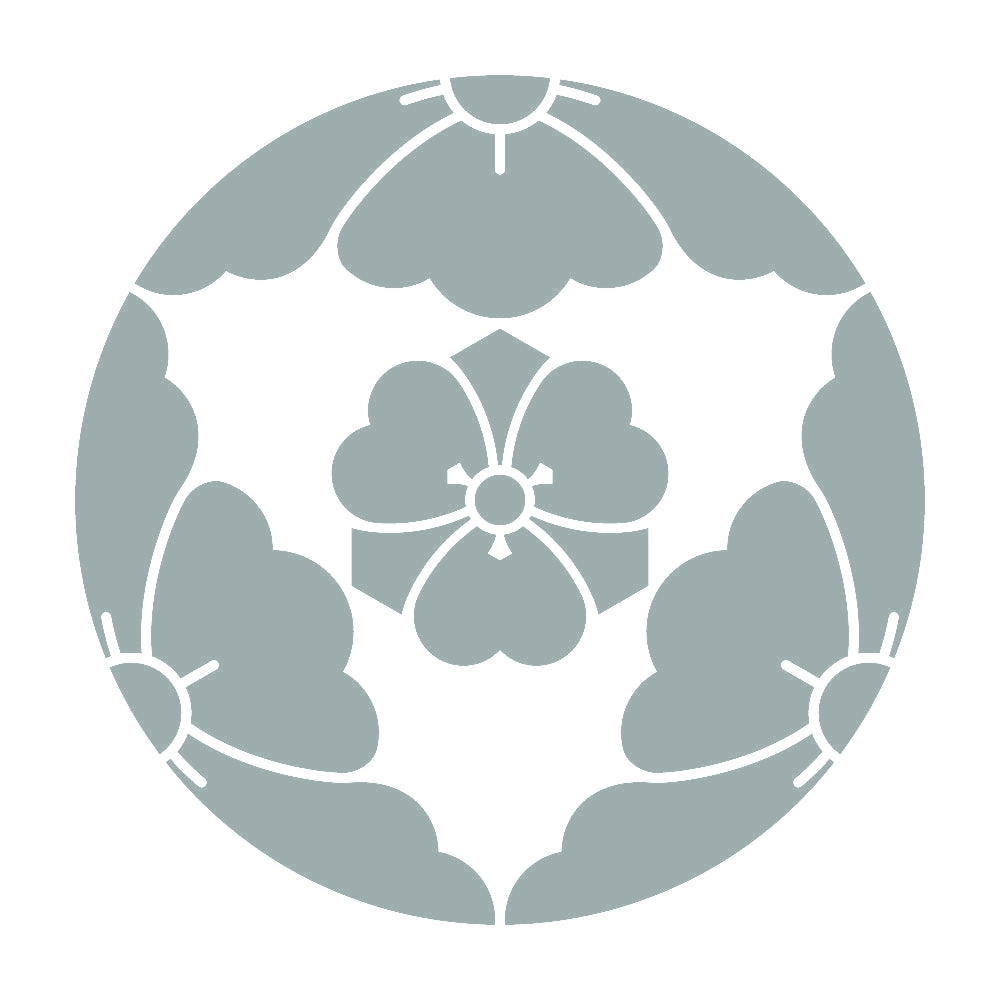 三つ割り唐花に剣片喰紋 10