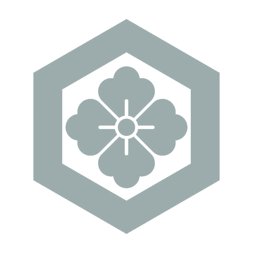 一重亀甲に花角紋 10