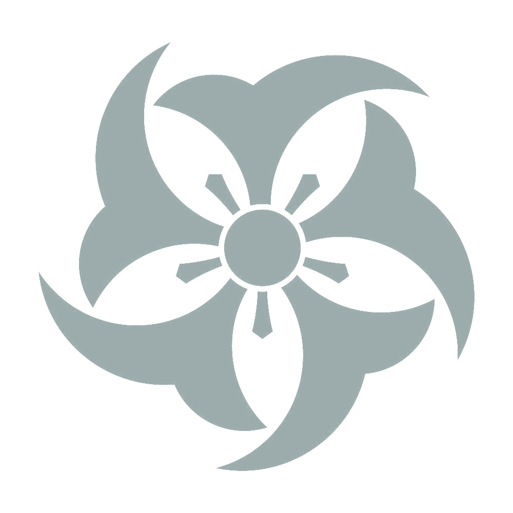 五つ鍬形崩し紋 10