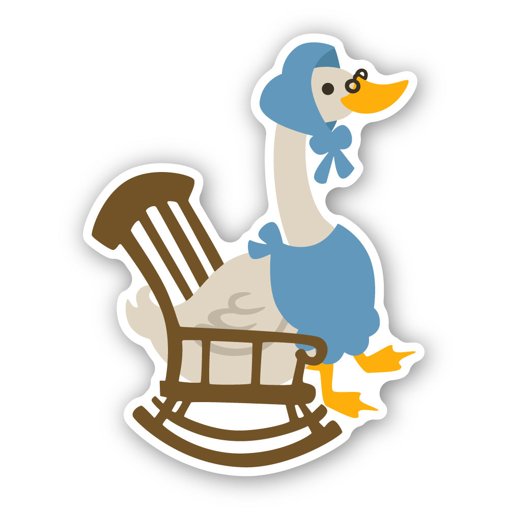 ロッキングチェアのガチョウおばあさん 2