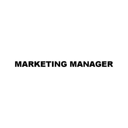 MARKETING MANAGER