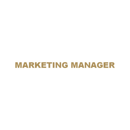 MARKETING MANAGER