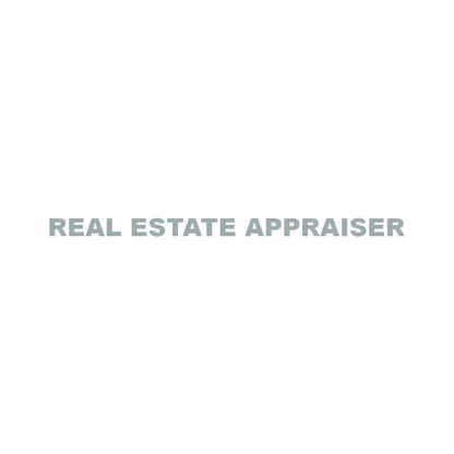 REAL ESTATE APPRAISER