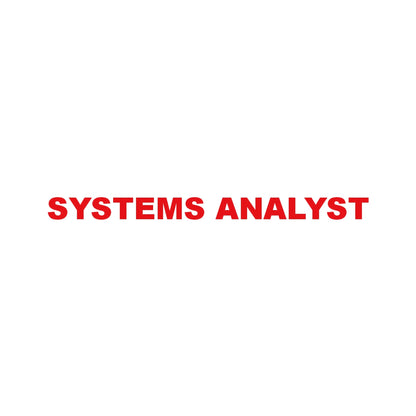SYSTEMS ANALYST