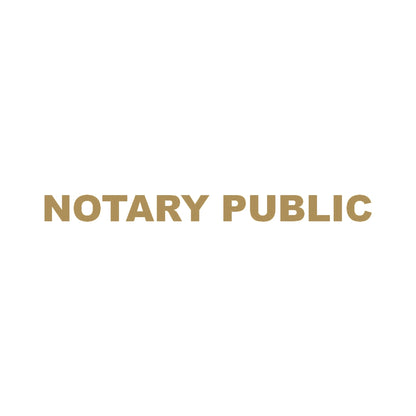NOTARY PUBLIC