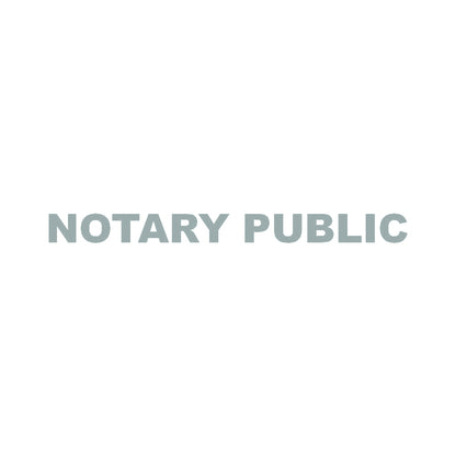 NOTARY PUBLIC