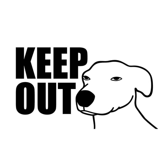 KEEP OUT DOG
