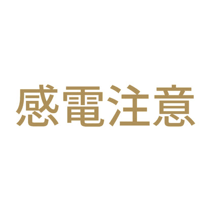 感電注意 (A)