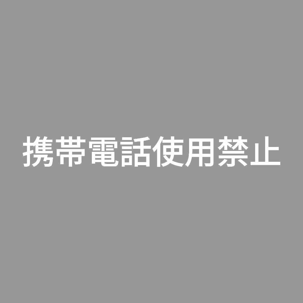 携帯電話使用禁止 (A)