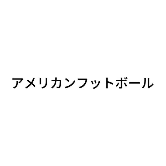 アメリカンフットボール