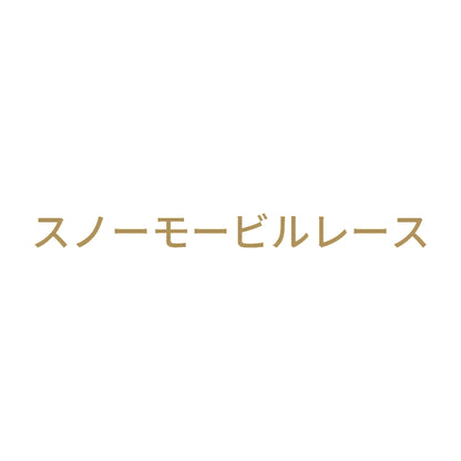 スノーモービルレース