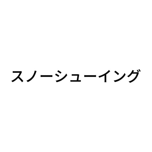 スノーシューイング